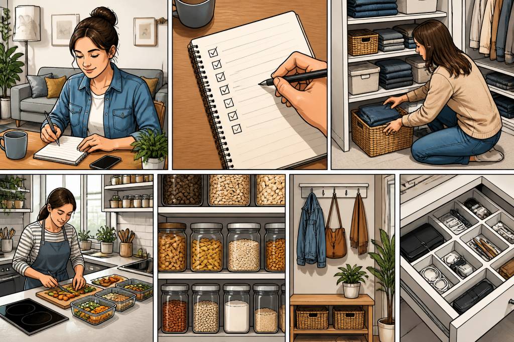 Trucs astuces maison pour mieux organiser son quotidien et gagner du temps