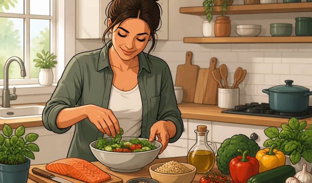 Recettes équilibrées simples pour cuisiner sainement au quotidien
