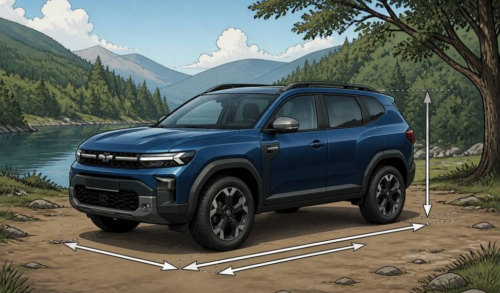 Dimension bigster : quelles sont les mesures du dacia bigster ?