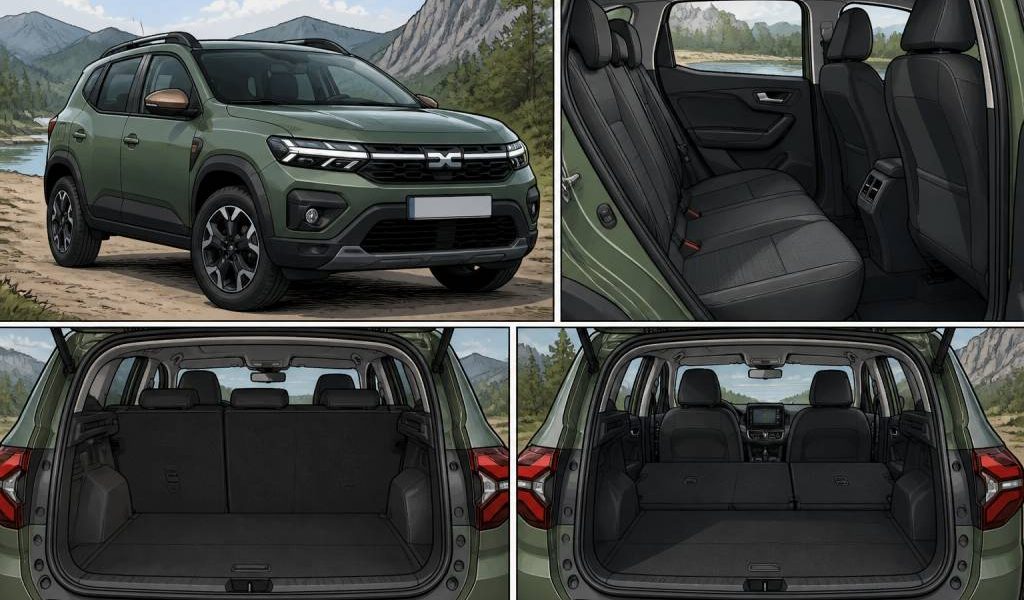 Dacia duster longueur : dimensions, coffre et espace intérieur