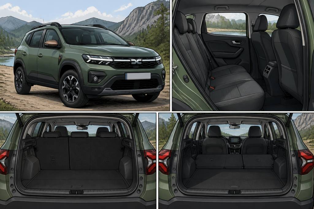 Dacia duster longueur : dimensions, coffre et espace intérieur