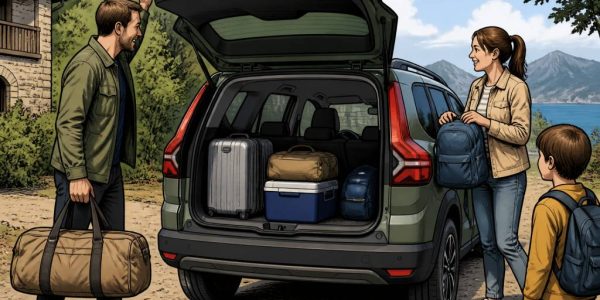 Coffre Dacia Jogger : dimensions, volume et astuces pour voyager