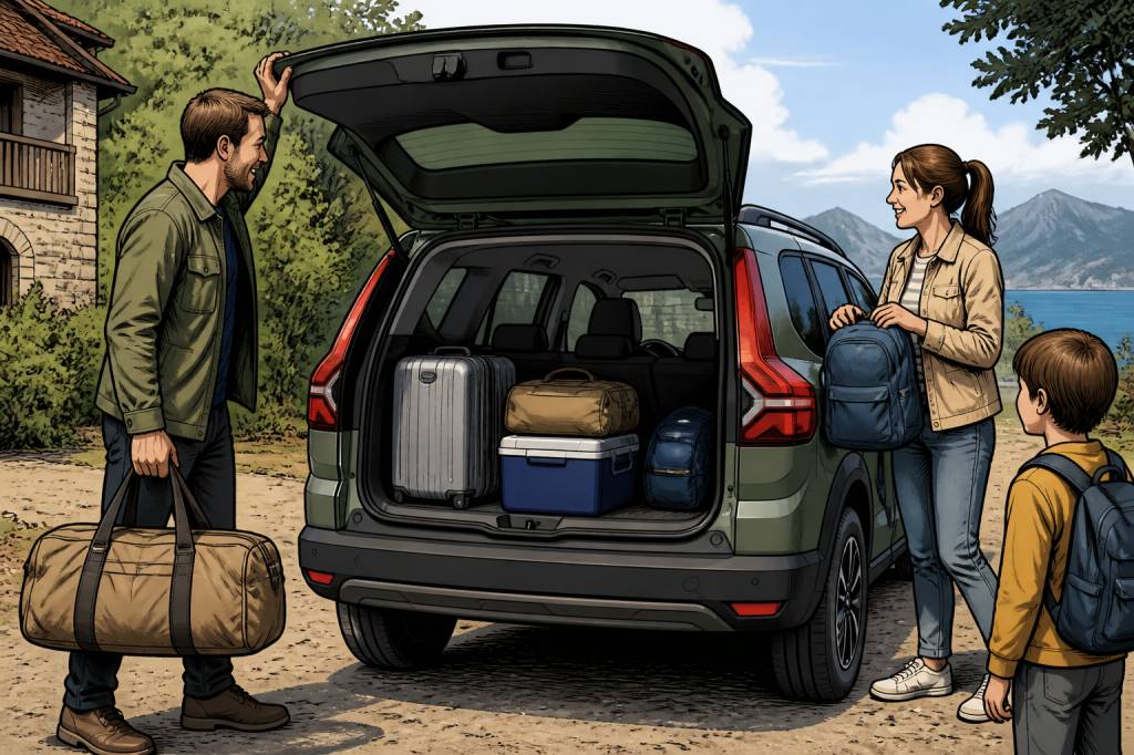 Coffre Dacia Jogger : dimensions, volume et astuces pour voyager