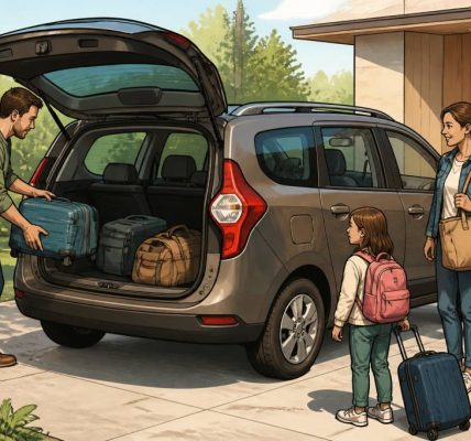 Dacia Lodgy dimensions et volume utile pour voyager confortablement