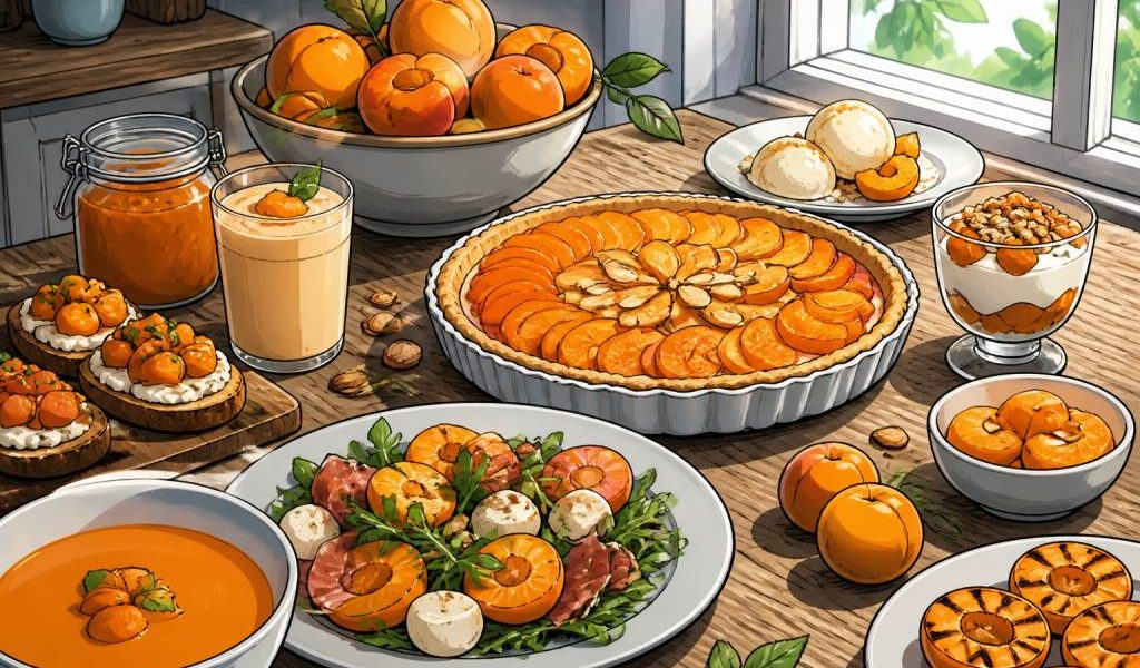 Abricots frais recettes : 10 idées savoureuses et originales pour les déguster cet été