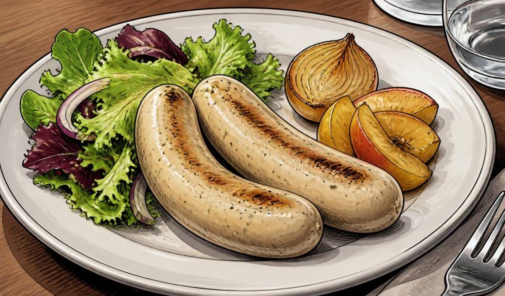 Quel accompagnement pour un boudin blanc en entree ?