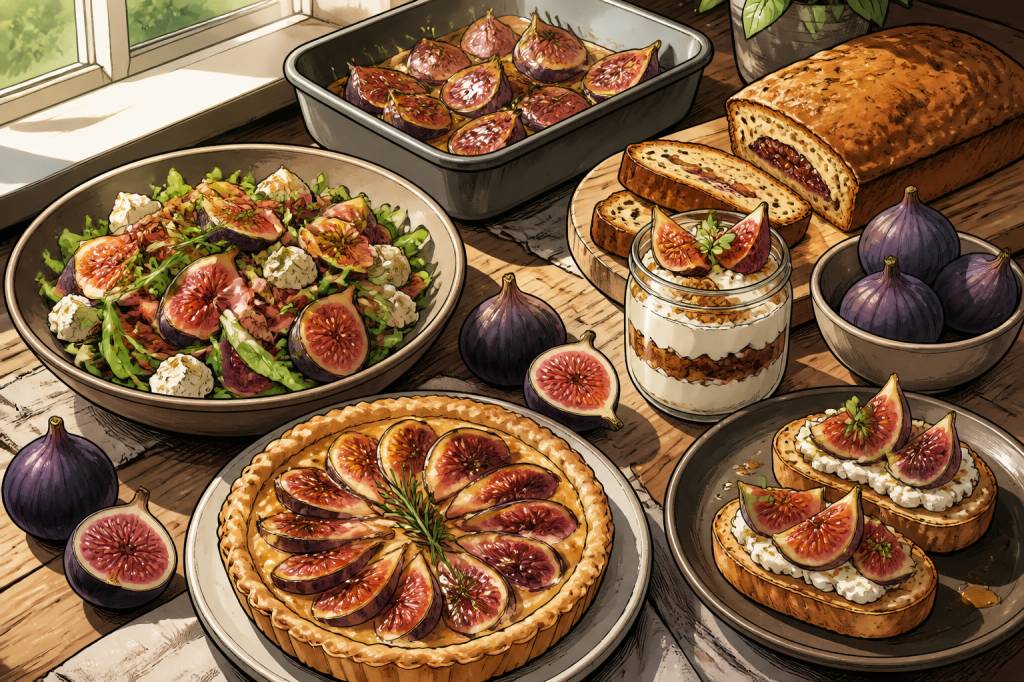 15 Recettes étonnantes à la figue fraîche