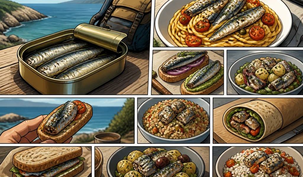 8 recettes rapides avec une boîte de sardines pour voyager sans se compliquer la vie