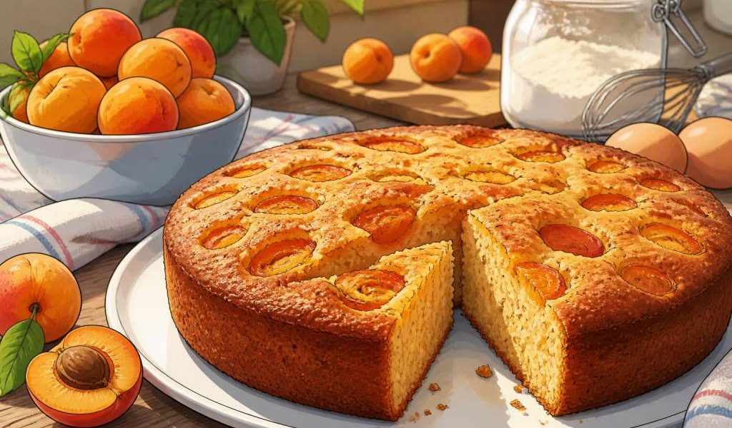 Gâteau aux abricots : la recette facile et fondante pour régaler toute la famille