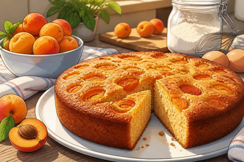 Gâteau aux abricots : la recette facile et fondante pour régaler toute la famille