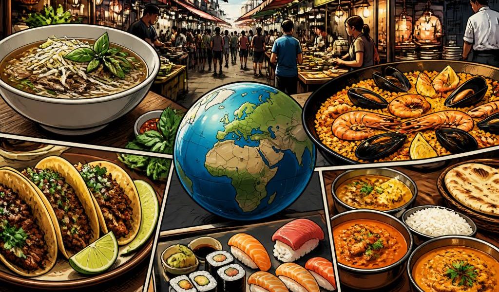 A à z cuisine : les saveurs du monde à découvrir pendant vos voyages