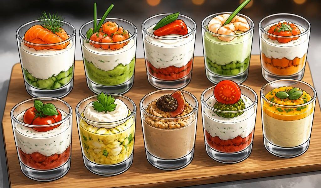 10 recettes de verrines salées faciles pour un apéritif gourmand et original