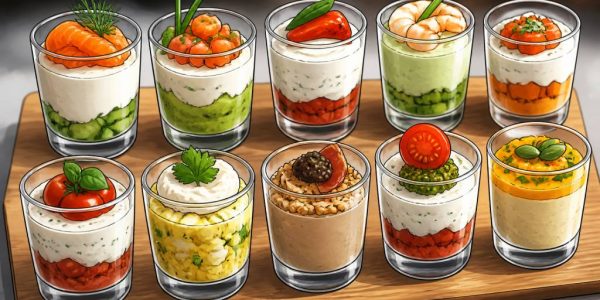 10 recettes de verrines salées faciles pour un apéritif gourmand et original