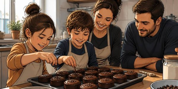 12 mini moelleux au chocolat : la recette facile pour un voyage gourmand en famille