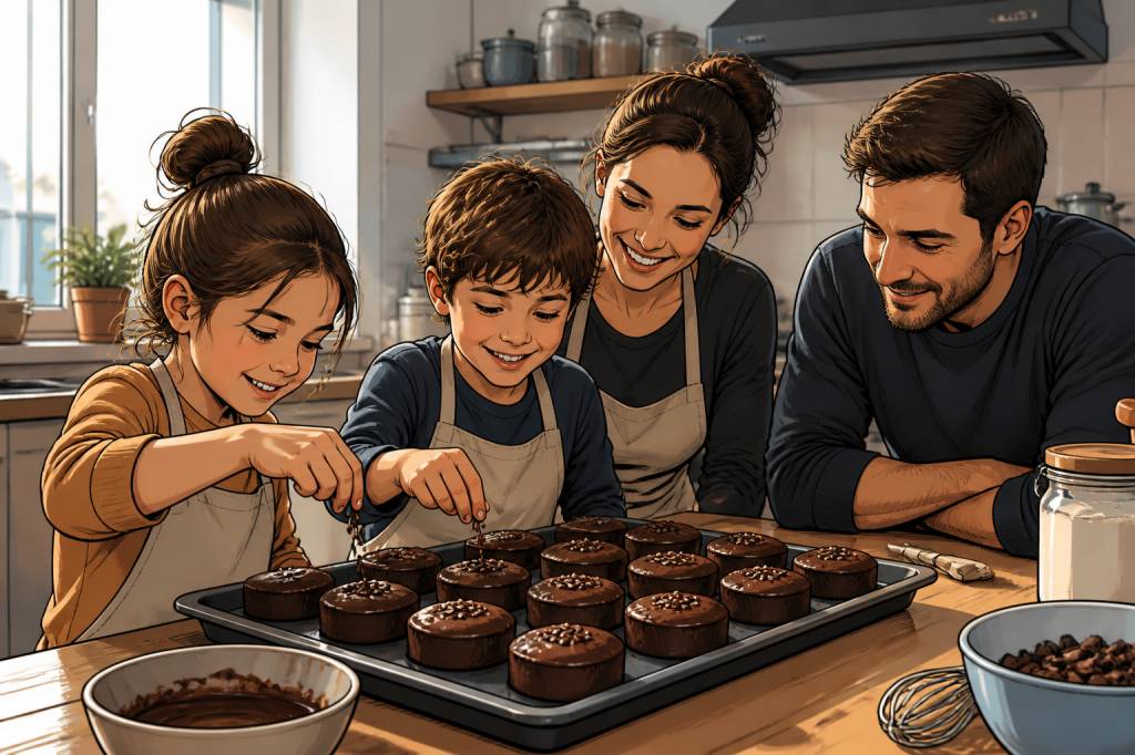 12 mini moelleux au chocolat : la recette facile pour un voyage gourmand en famille