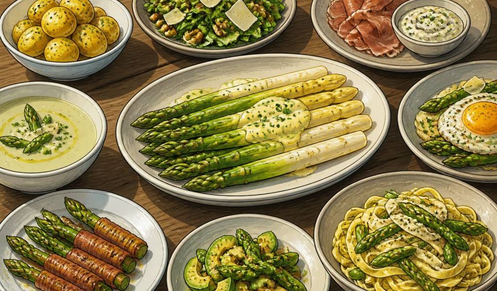 Accompagnement asperges : 10 idées savoureuses et originales pour les sublimer