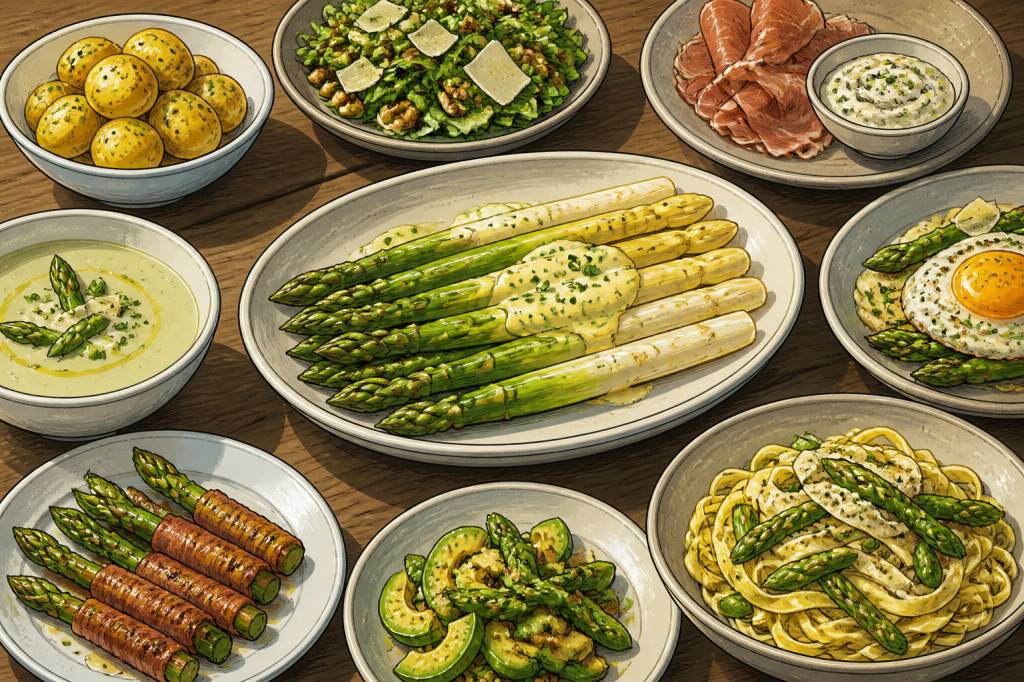 Accompagnement asperges : 10 idées savoureuses et originales pour les sublimer