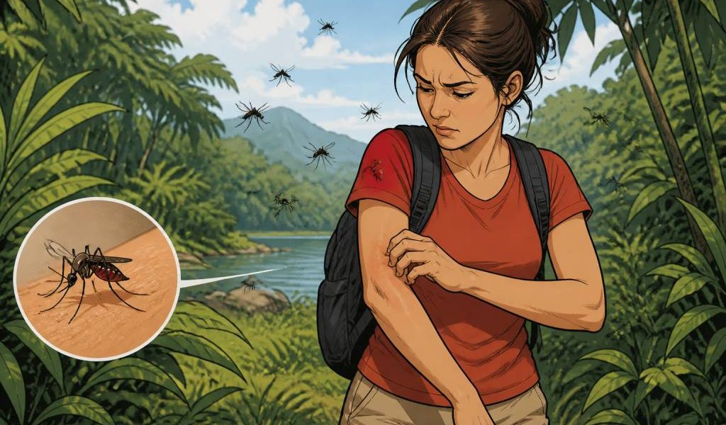 Couleurs qui attirent les moustiques : comment les éviter pendant vos voyages