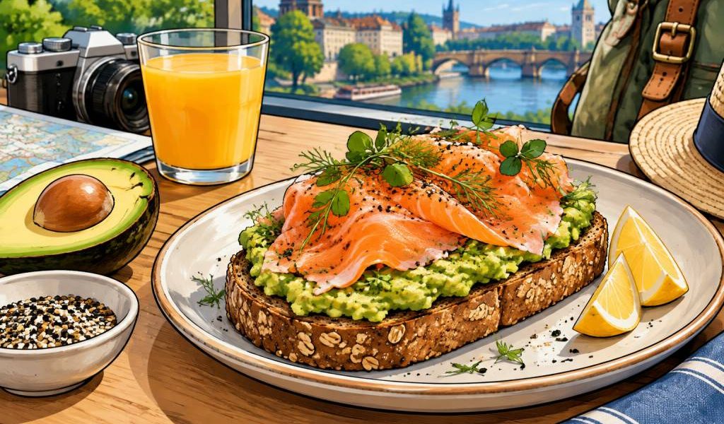 Avocado toast saumon : la recette idéale pour un brunch gourmand en voyage
