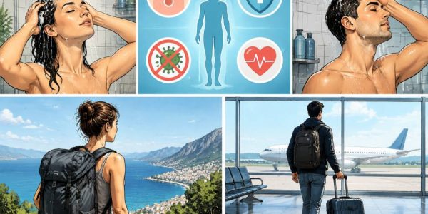 Combien de douches par semaine prendre pour préserver sa santé et voyager sereinement ?