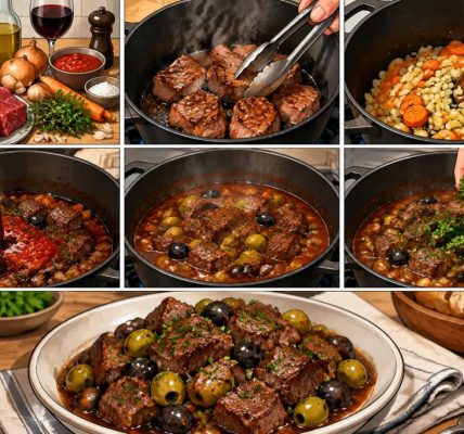 Comment préparer un bœuf aux olives savoureux et fondant ?
