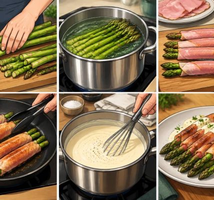Comment préparer des asperges au jambon savoureuses et fondantes