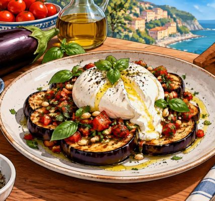 Aubergines burrata : une recette gourmande aux saveurs du voyage
