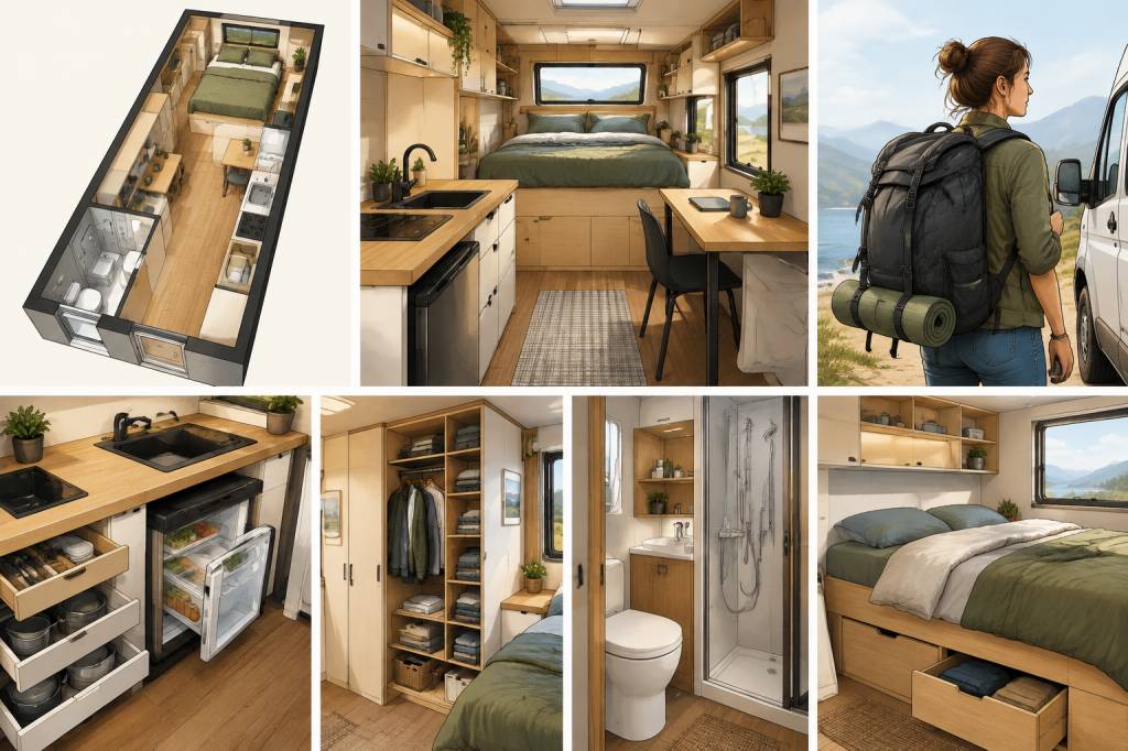 Comment aménager un 18 mètre carré pour voyager avec tout le nécessaire ?