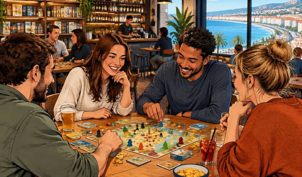 Bar à jeux Nice : où jouer et partager une soirée conviviale en voyage