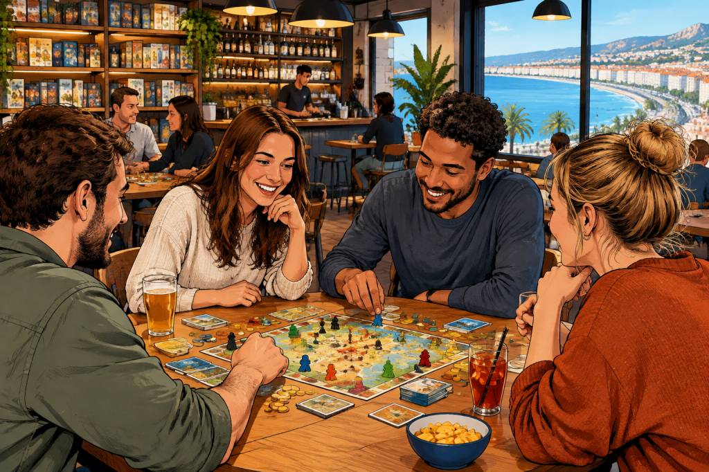 Bar à jeux Nice : où jouer et partager une soirée conviviale en voyage