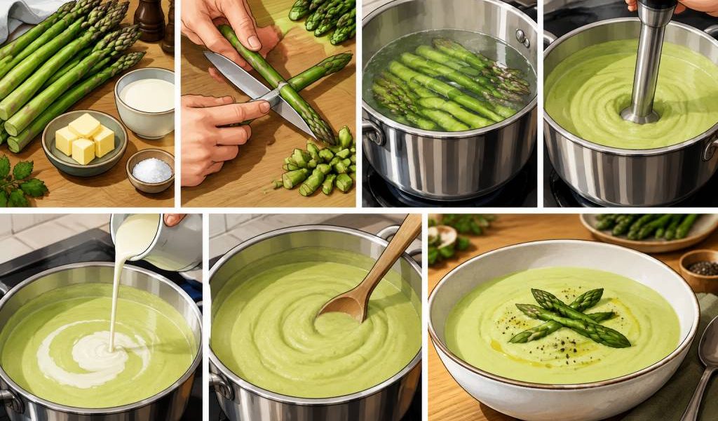 Comment préparer des asperges mousseline fondantes et savoureuses