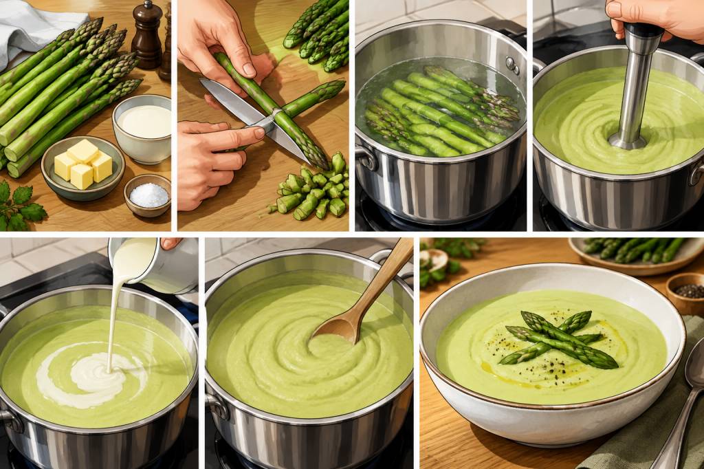 Comment préparer des asperges mousseline fondantes et savoureuses