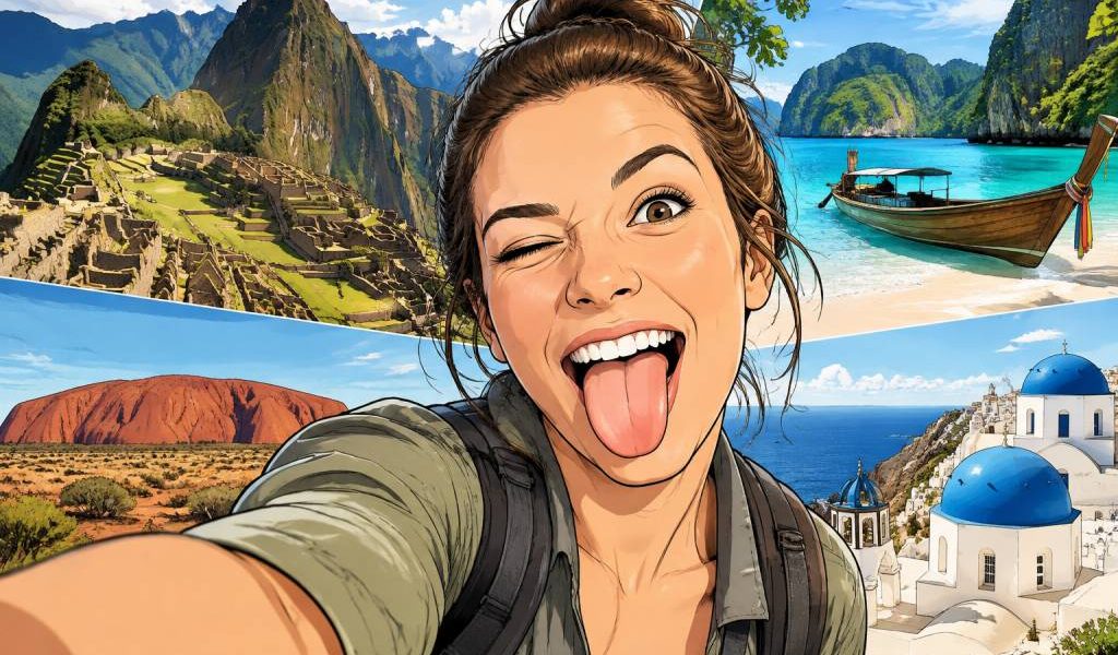 Crazy faces : les lieux de voyage qui vous feront tirer la langue aux selfies habituels