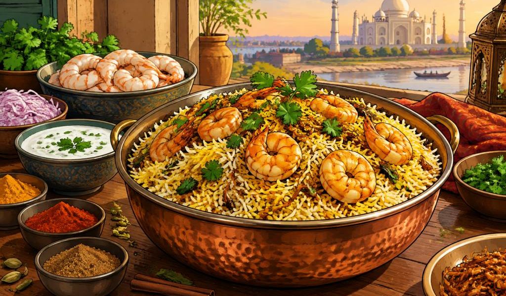 Biryani crevettes : la recette parfumée qui fait voyager en Inde