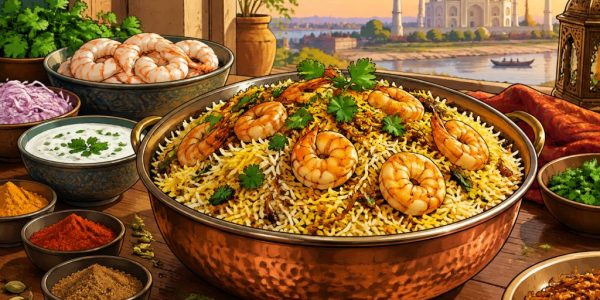 Biryani crevettes : la recette parfumée qui fait voyager en Inde