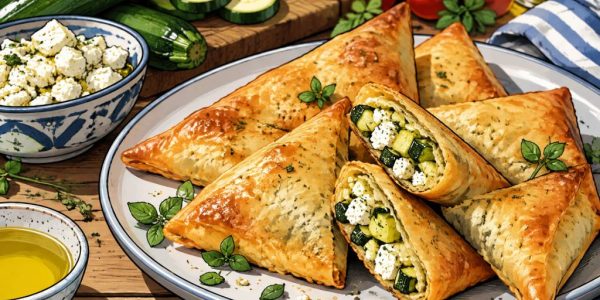 Bricks courgette feta : une recette croustillante aux saveurs méditerranéennes