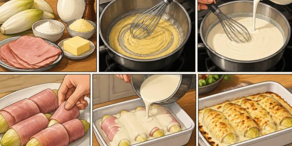 Béchamel pour endive au jambon : l’astuce pour une sauce onctueuse et sans grumeaux