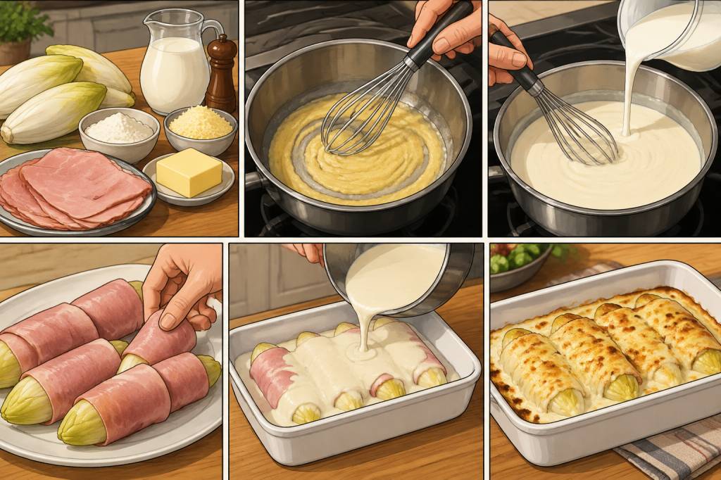 Béchamel pour endive au jambon : l’astuce pour une sauce onctueuse et sans grumeaux