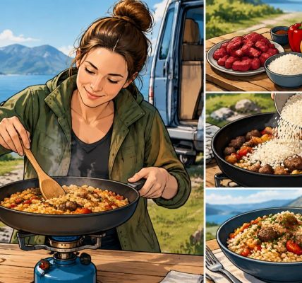 Boeuf et riz : quelle recette facile préparer en voyage ?